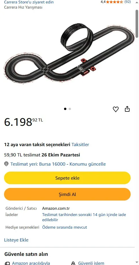 Carrera Hız Yarışması