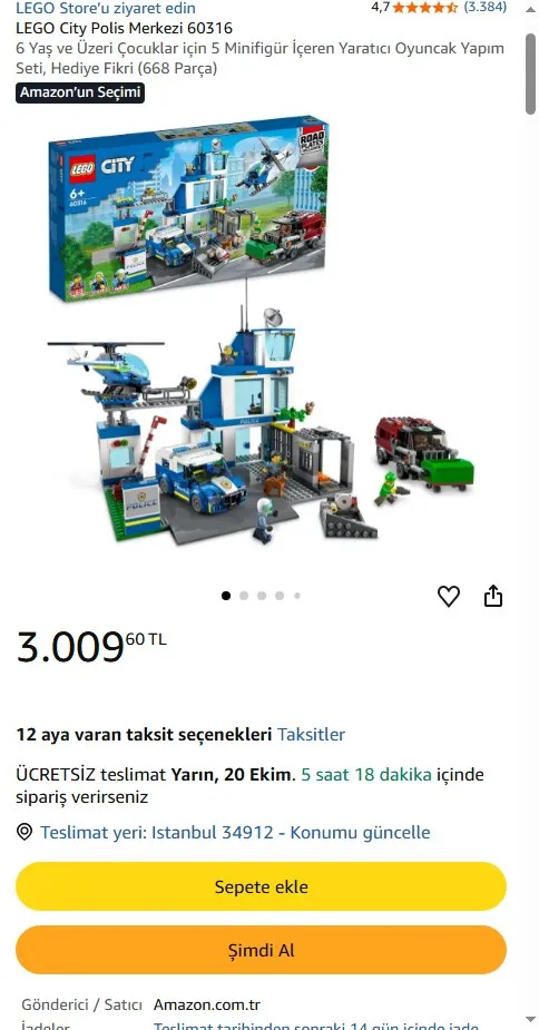 LEGO City Polis Merkezi 60316