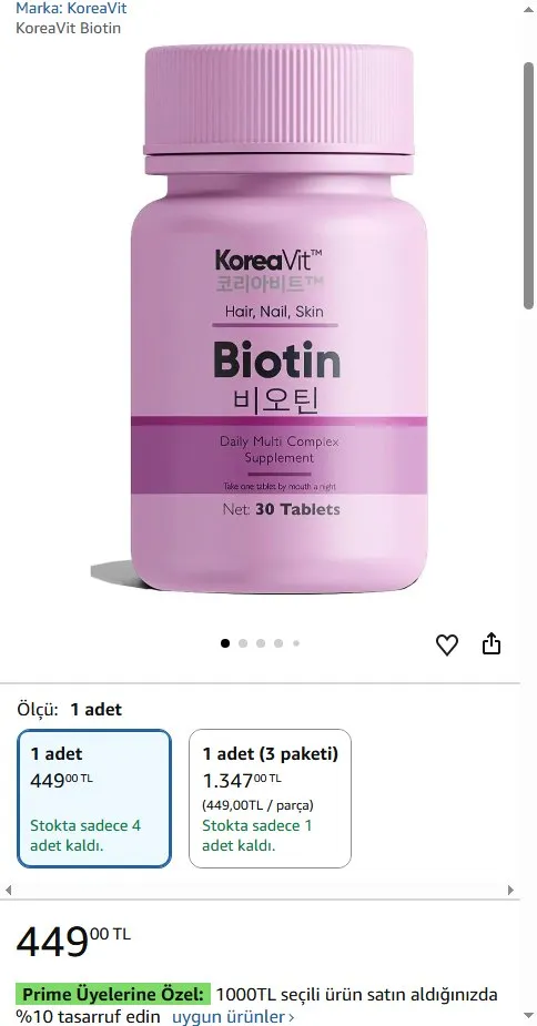 KoreaVit Biotin