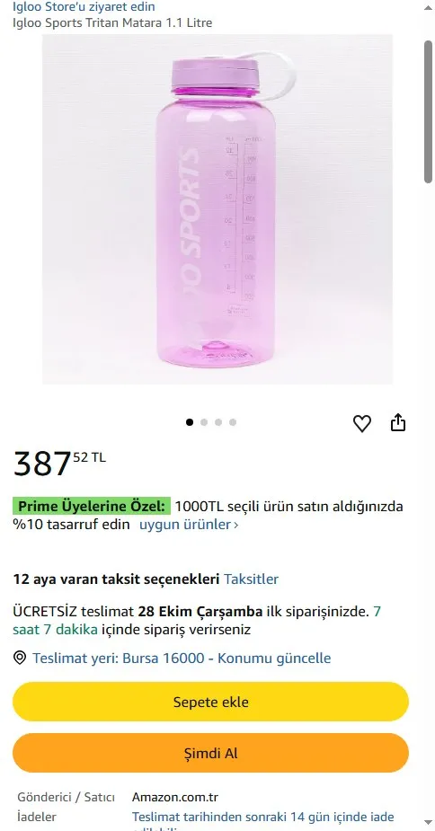 Igloo Sports Tritan Matara 1.1 Litre