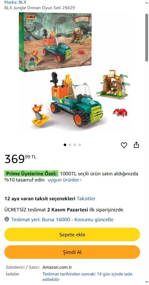 BLX Jungle Orman Oyun Seti 29429
