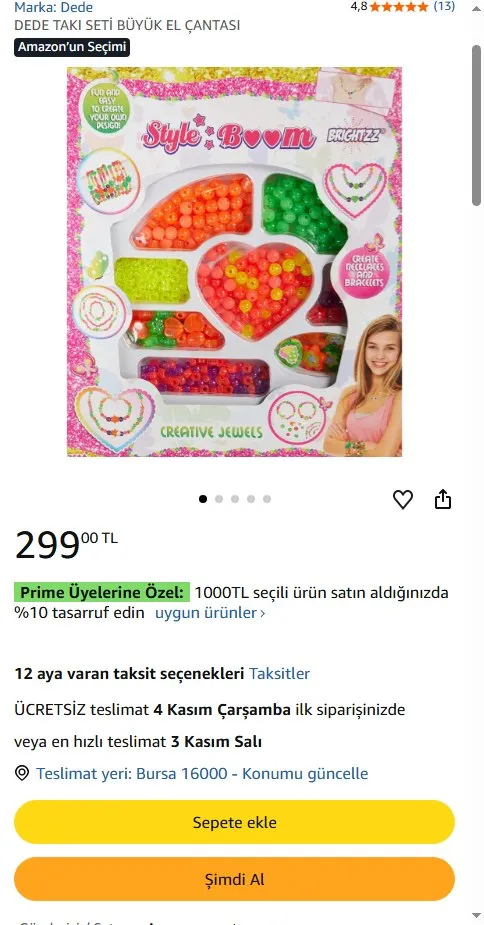 DEDE TAKI SETİ BÜYÜK EL ÇANTASI
