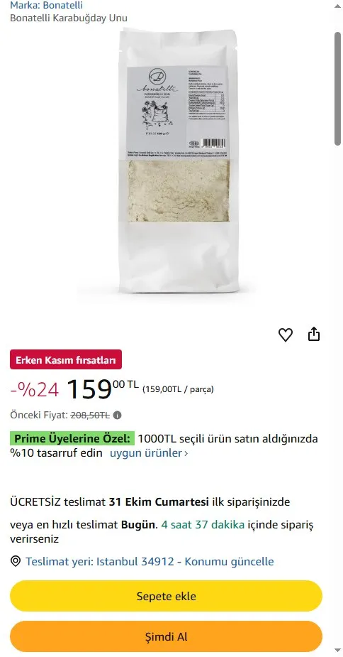 Bonatelli Karabuğday Unu