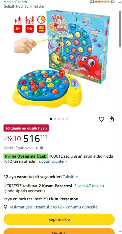 Goliath Hadi Balık Tutalım