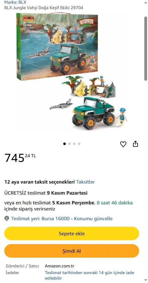 BLX Jungle Vahşi Doğa Keşif Ekibi 29704