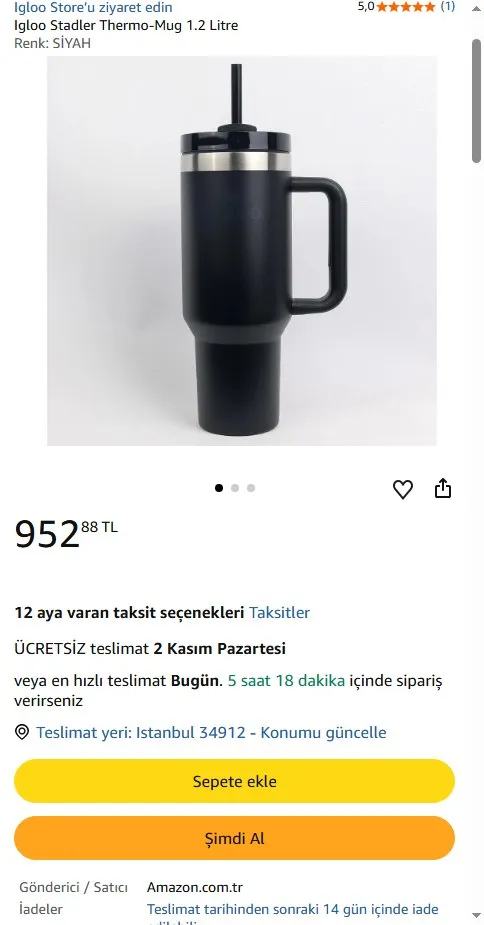 Igloo Stadler Thermo-Mug 1.2 Litre