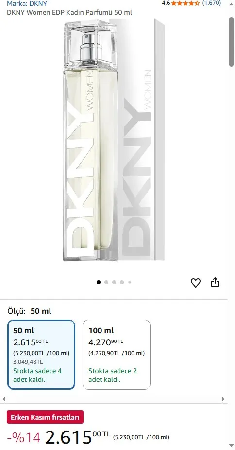 DKNY Women EDP Kadın Parfümü 50 ml