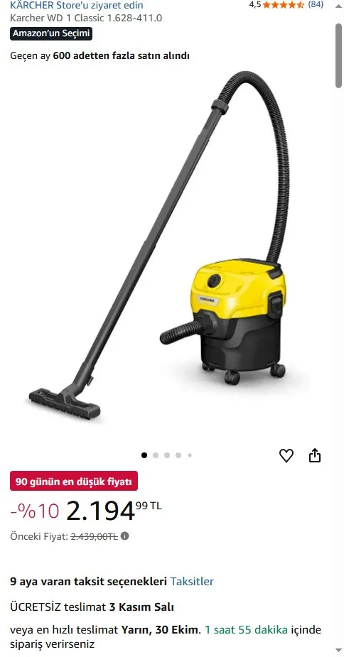 Karcher WD 1 Classic 1.628-411.0