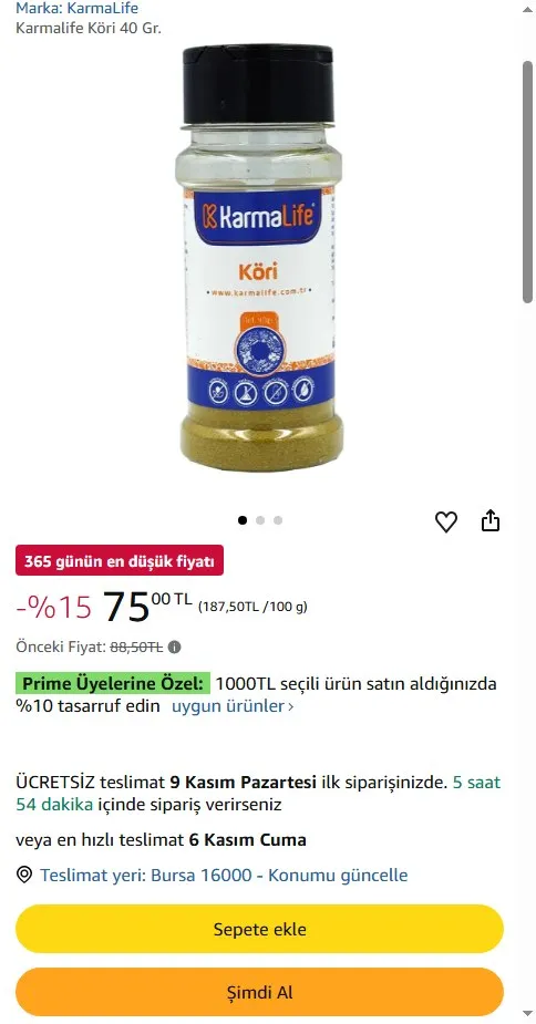 Karmalife Köri 40 Gr.
