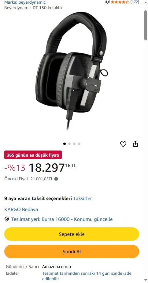 Beyerdynamic DT 150 kulaklık
