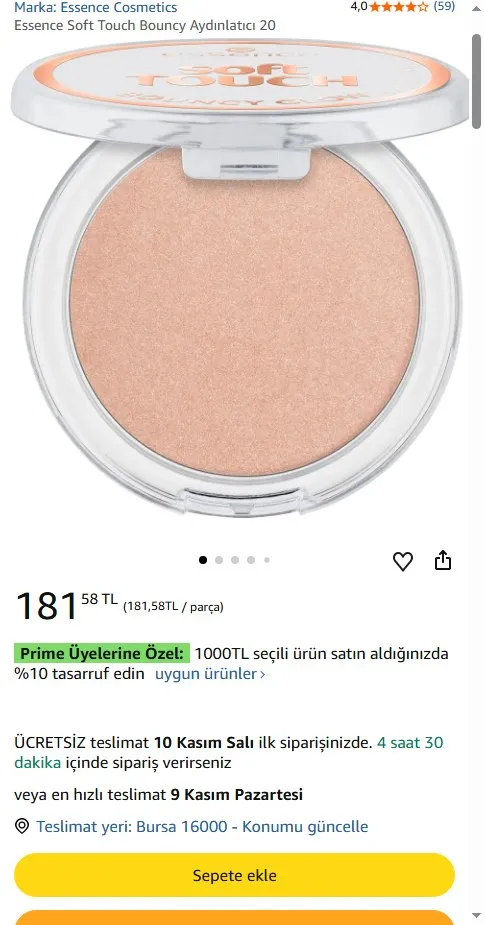 Essence Soft Touch Bouncy Aydınlatıcı 20
